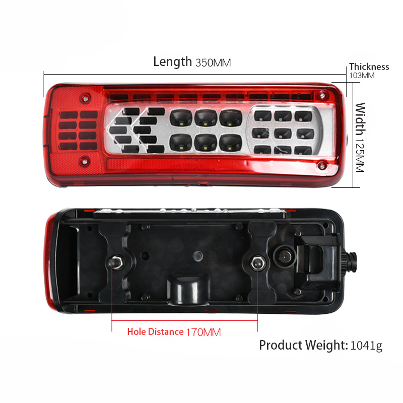 12-24V Luz traseira de caminhão LED YN-TLC115