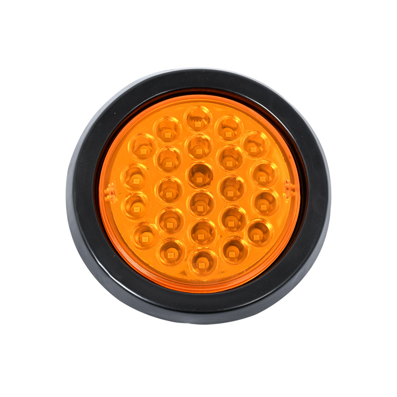 Caminhão redondo luz traseira 24V LED integrada Lâmpada YN-TLC15