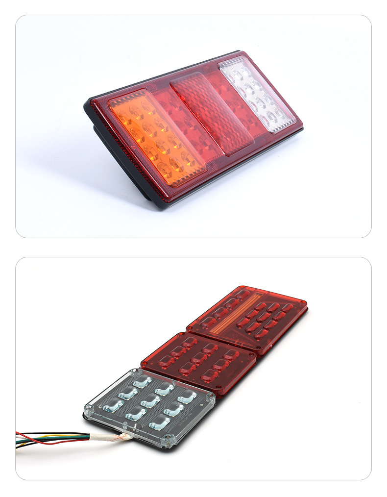 24V 42 Luz traseira de caminhão de sinal 42 LIGHT YN-TLC77