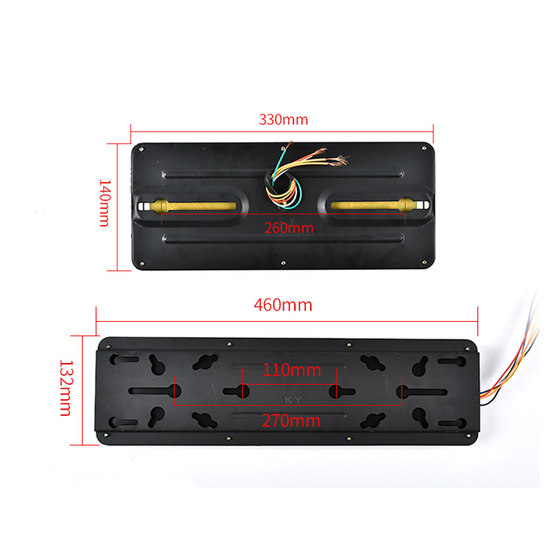 Luz traseira guiadora de fluxo LED 24V YN-TLC139