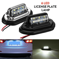 10-30V 6LED lâmpada de matrícula lateral lâmpada de marcação caminhões caravanas