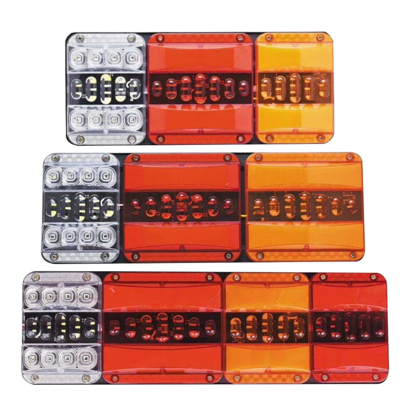 24V Orientação da luz traseira de caminhão fluida YN-TLC120