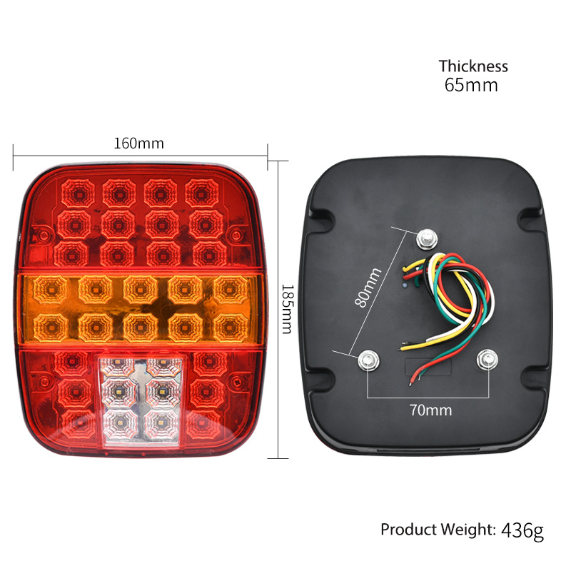 Luz traseira de caminhão 36 led yn-tlc35