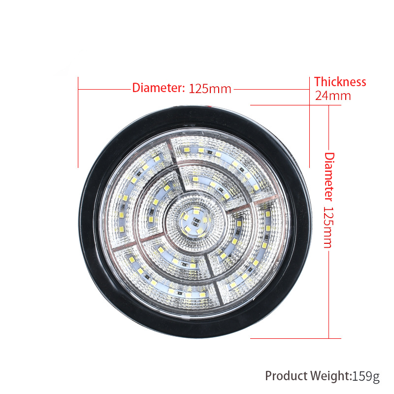 Luz de caminhão LED de 12V/24V Round LED YN-TLC111