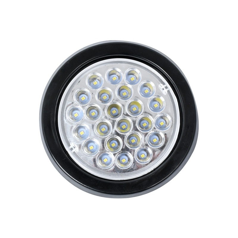 Caminhão redondo luz traseira 24V LED integrada Lâmpada YN-TLC15