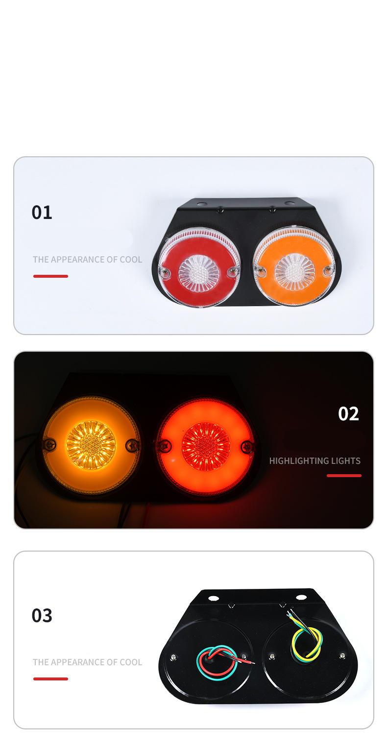 Luz de caminhão LED de 22 cor de 2 cores YN-TLC107