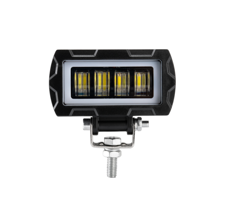 15 W de alto l&uacute;men 3,7 polegadas branco e amarelo ilumina&ccedil;&atilde;o constante Truk LED luz de trabalho DRL 