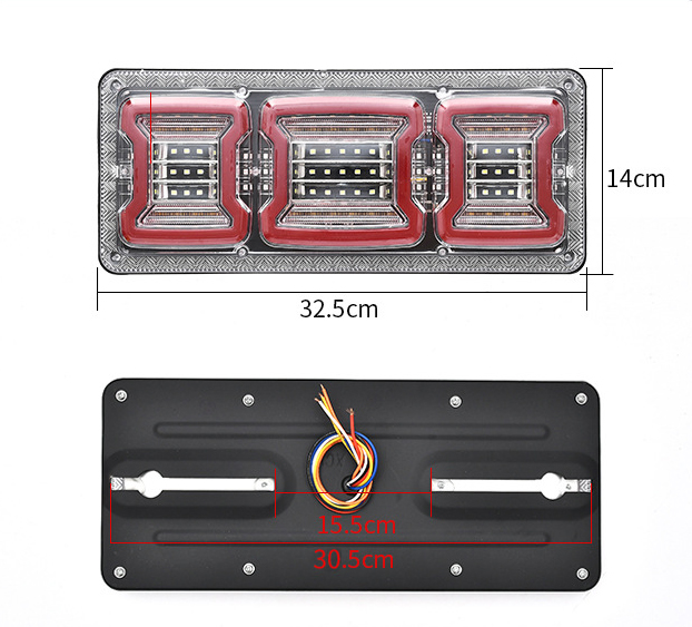 Caminhão 24Vled Turning Flowing Tail Light YN-TLC41