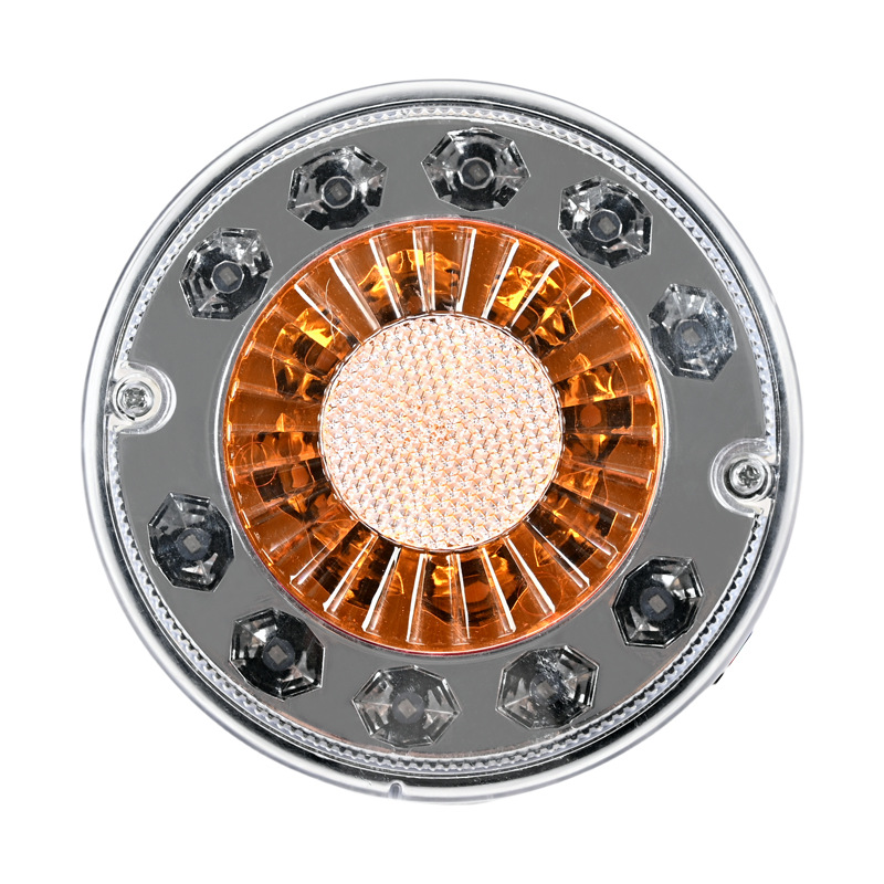 Truck LED de luz traseira redonda de 2 cores YN-TLC42