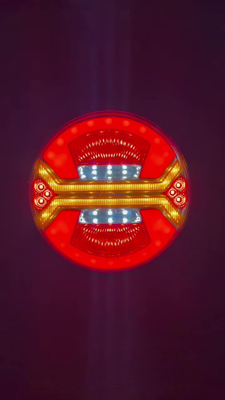 12V/24V 4 polegada Round LED TRAIL LUZ DA TAIL YN-TLC100