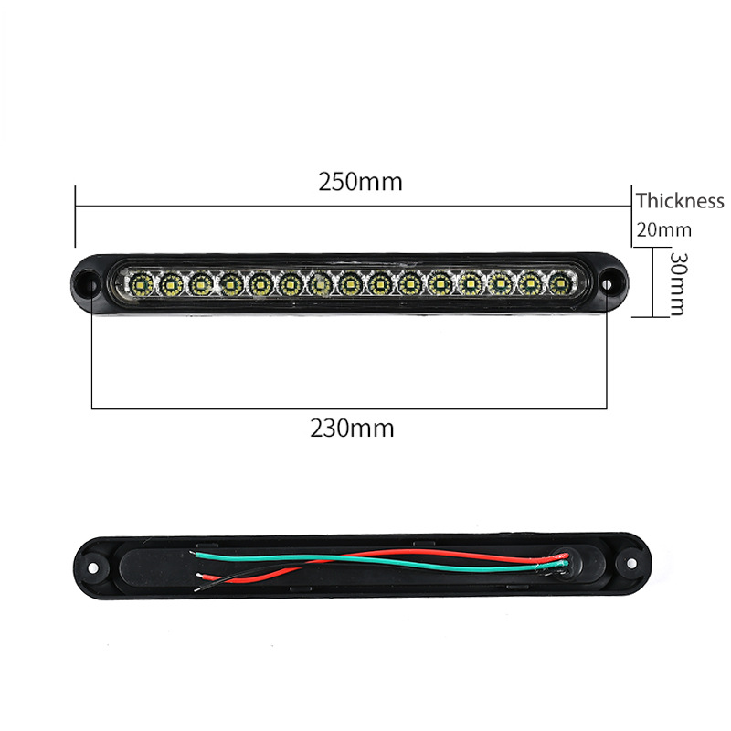 Luz traseira constante luz/ luz de corrida/ luz piscando yn-tlc03