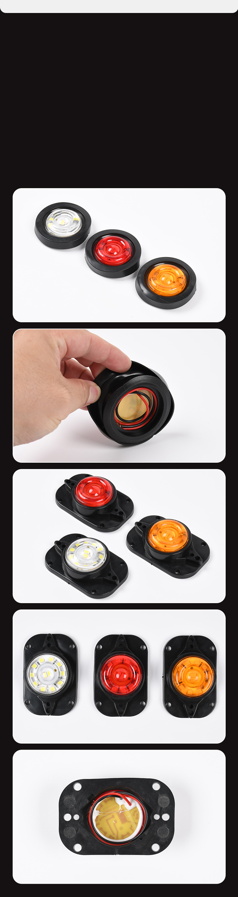 Luz do lado do caminhão LED 12V/ 24V YN-SLC110