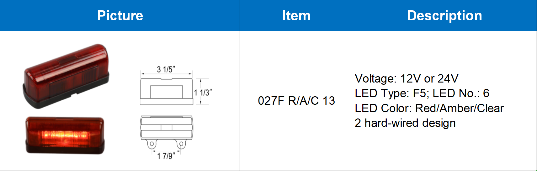 Marcador de espa&ccedil;o de LED 24-5