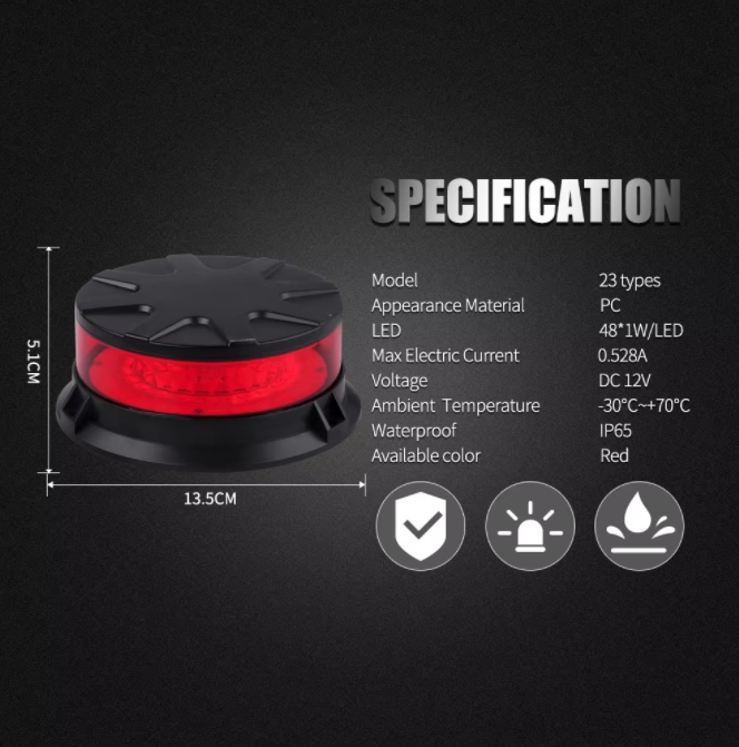 Luzes de aviso YN-00-066