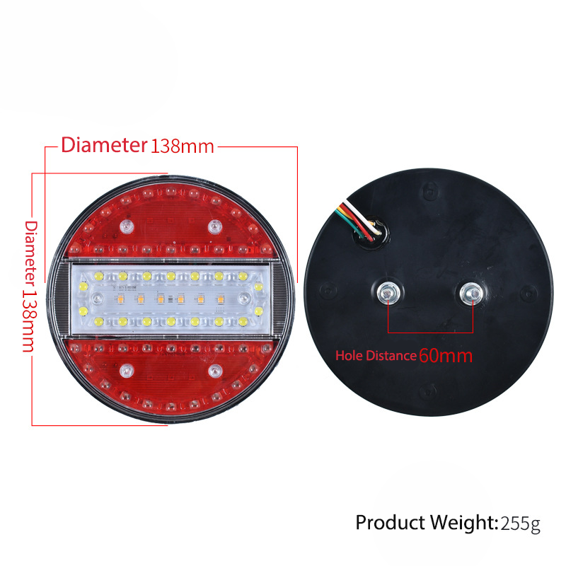 Caminhão redondo luz traseira yn-tlc49