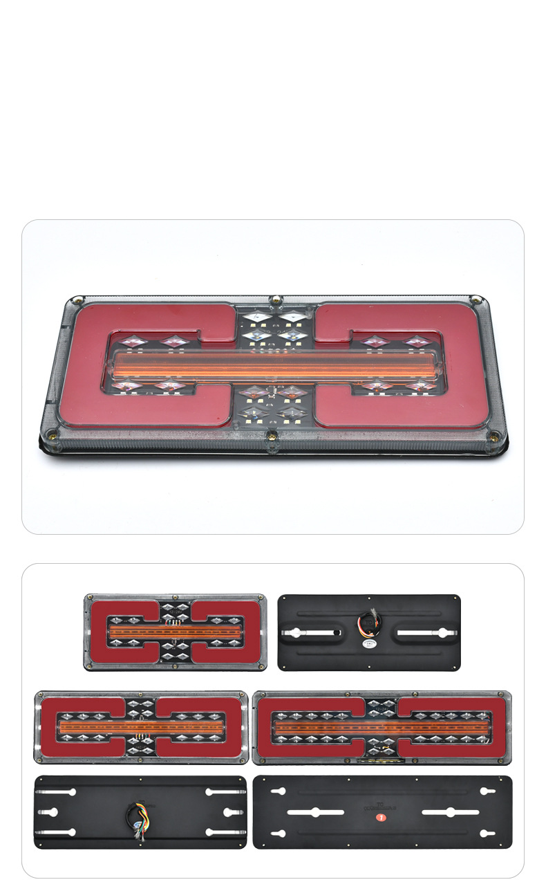 24V Luz traseira de caminhão que flui YN-TLC79
