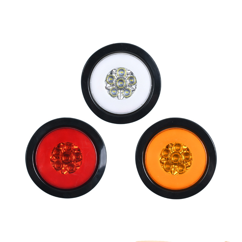 Luz traseira redonda LED 24V para caminhão YN-TLC137
