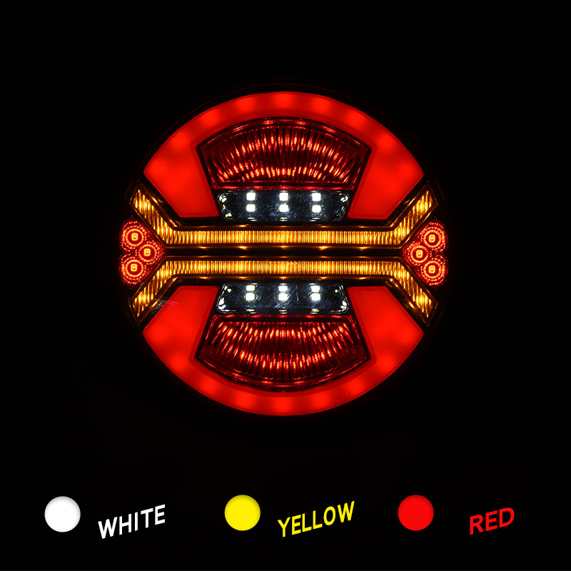 12V/24V 4 polegada Round LED TRAIL LUZ DA TAIL YN-TLC100
