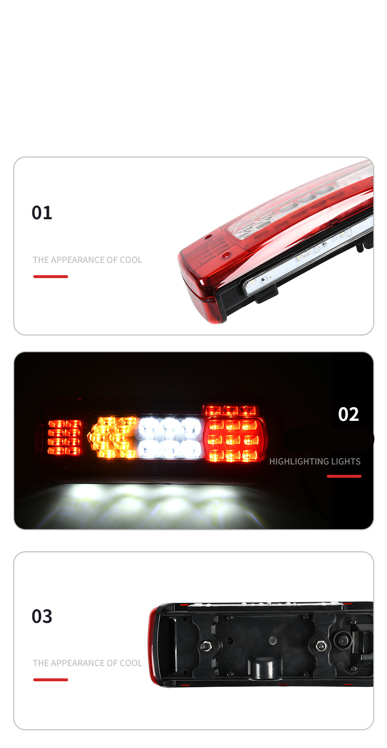 12-24V Luz traseira de caminhão LED YN-TLC115