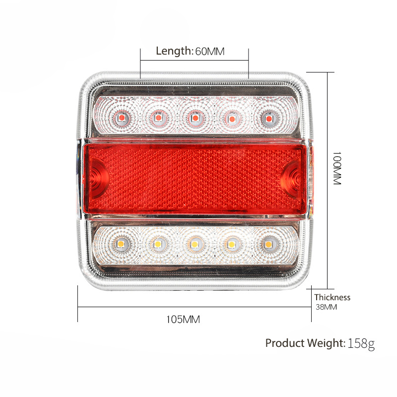 Caminhão 12-24V LED com luz lateral do refletor YN-SLC58