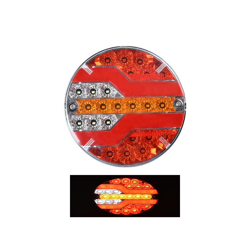 12V/24V Round Flowing LED Truck Light Light YN-SLC113