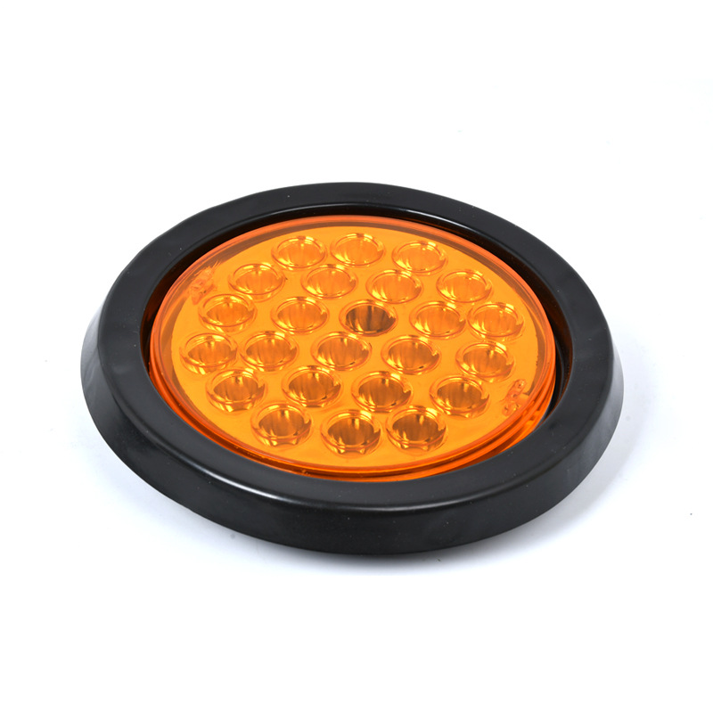 Caminhão redondo luz traseira 24V LED integrada Lâmpada YN-TLC15