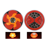 Luz traseira de caminhão de hambúrguer com fluxo LED 24V YN-TLC156