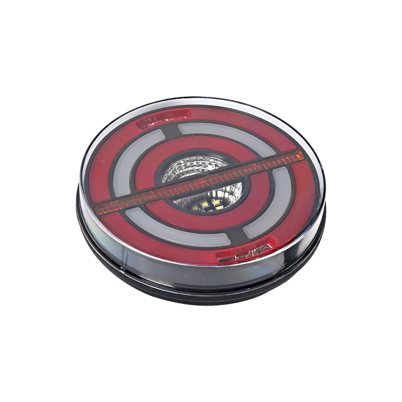 Luz traseira de caminhão LED de hambúrguer redondo 12V / 24V YN-TLC151