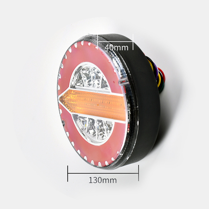 Luz traseira redonda de 4 polegadas para hambúrguer de LED 24V YN-TLC140