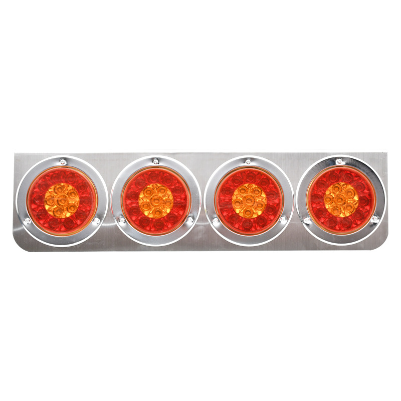Luz traseira LED 24V de 2 cores quatro em uma YN-TLC142