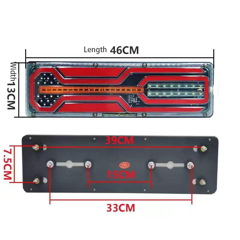 12-24V LED Orientando a luz traseira do caminhão YN-TLC132