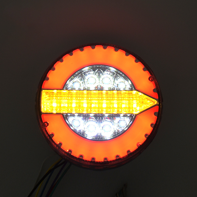 Luz traseira redonda de 4 polegadas para hambúrguer de LED 24V YN-TLC140