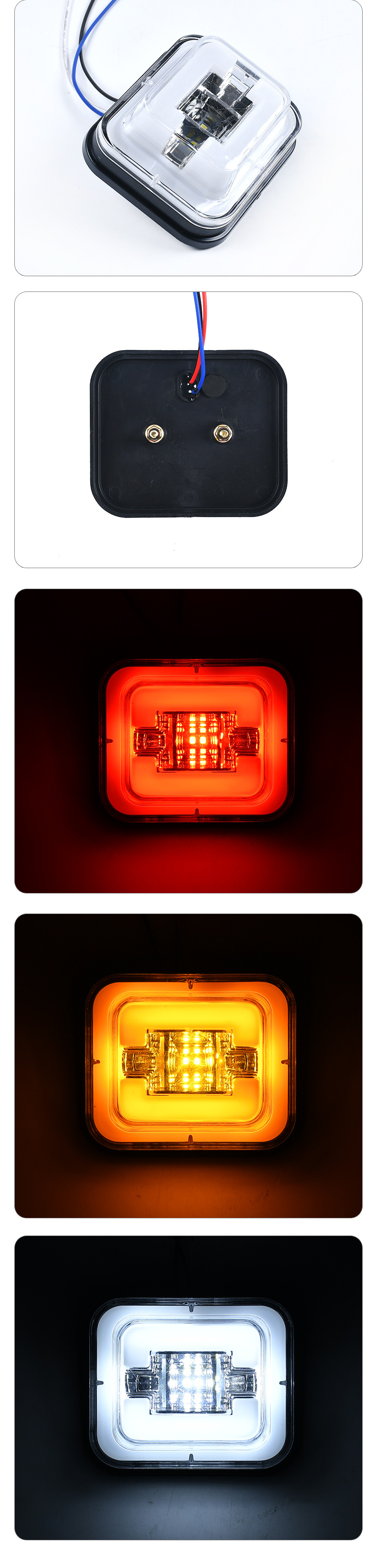 24V LED de névoa leve luz traseira yn-tlc116