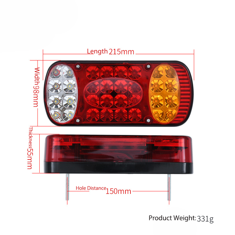 Caminhão 12V/24V LIVRA TAIL LED YN-TLC59