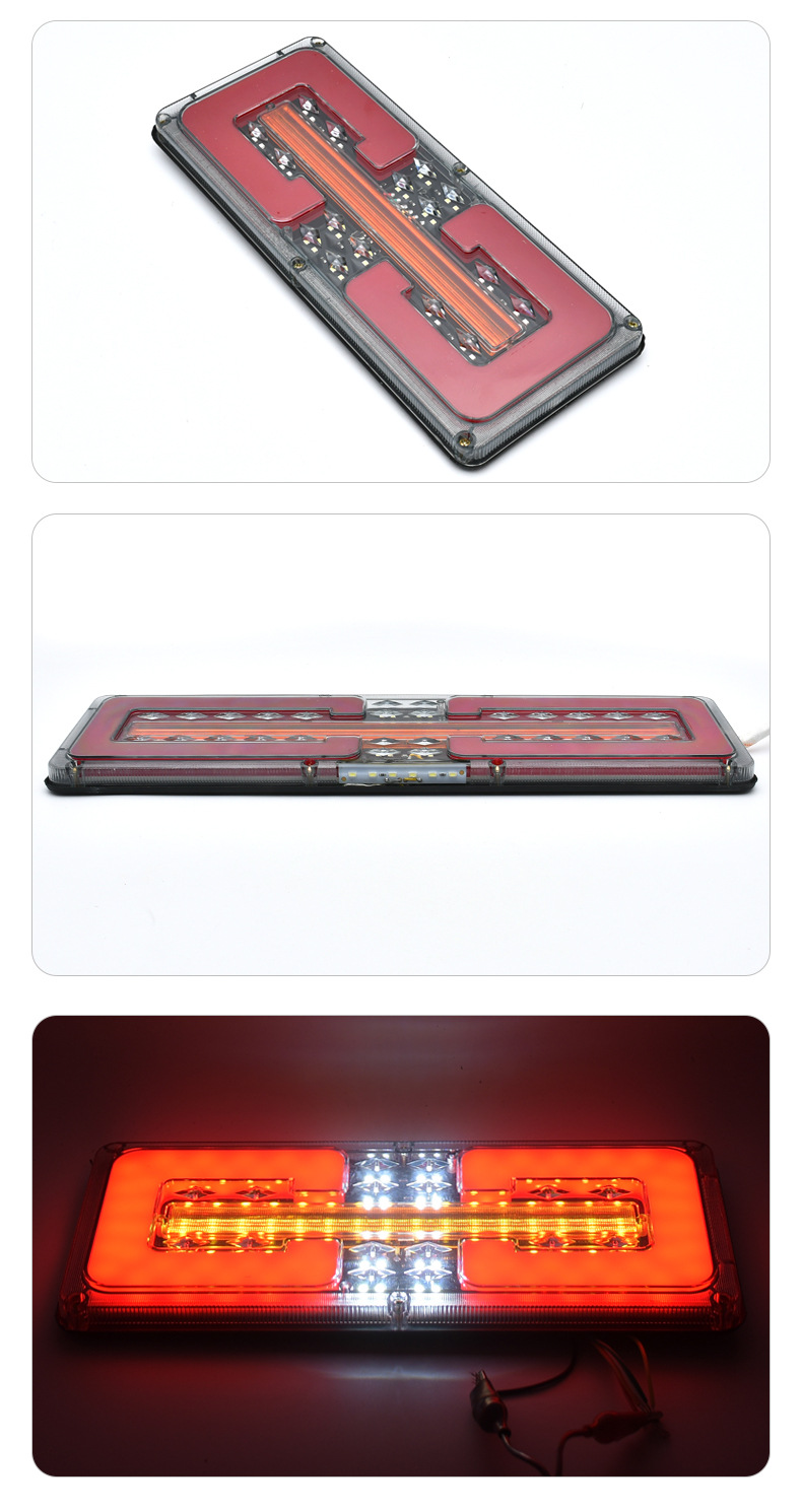 24V Luz traseira de caminhão que flui YN-TLC79