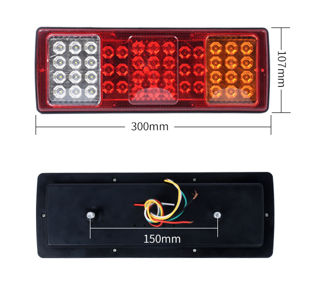 24V 42 Luz traseira de caminhão de sinal 42 LIGHT YN-TLC77