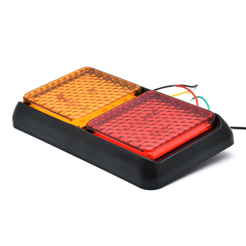Luz de caminhão LED quadrado de 22 cor de 2 cores YN-TLC106