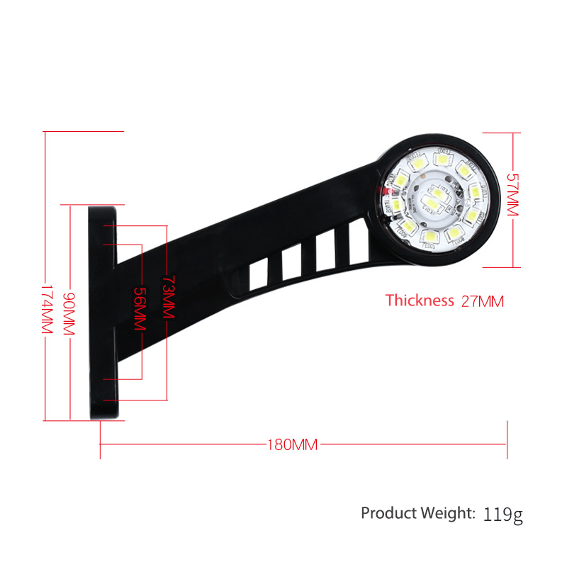 24V de 2 lados de caminhão LED LIGHT YN-SLC101