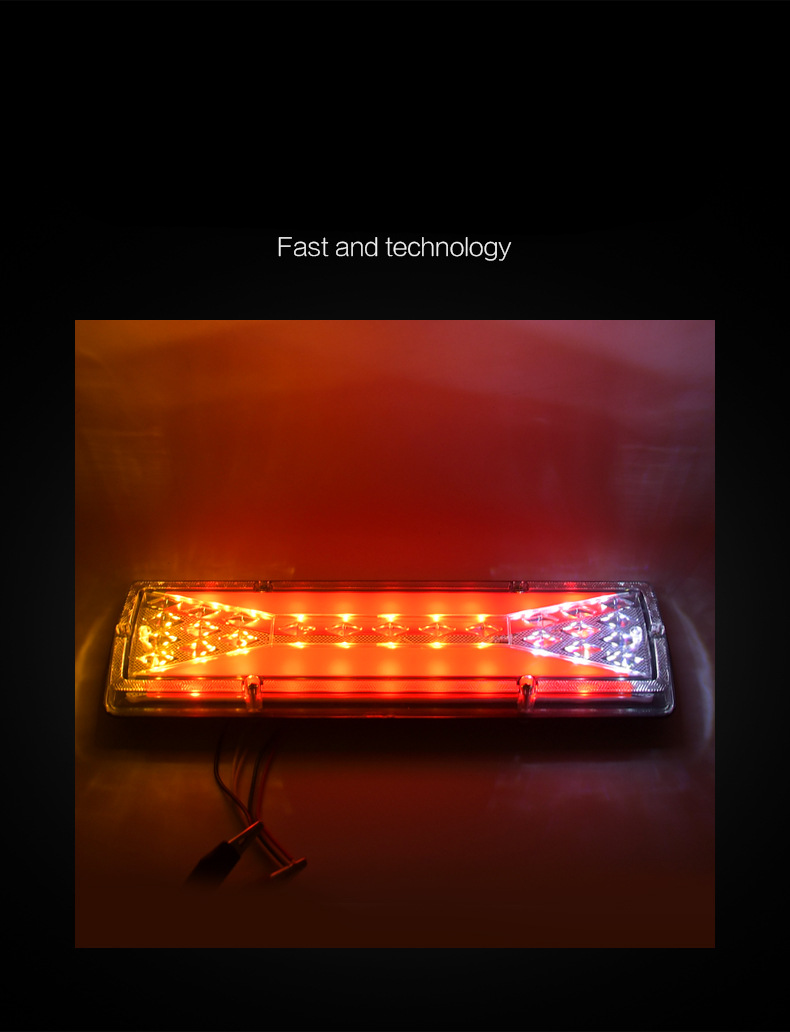 Caminhão fluindo luz traseira YN-TLC54