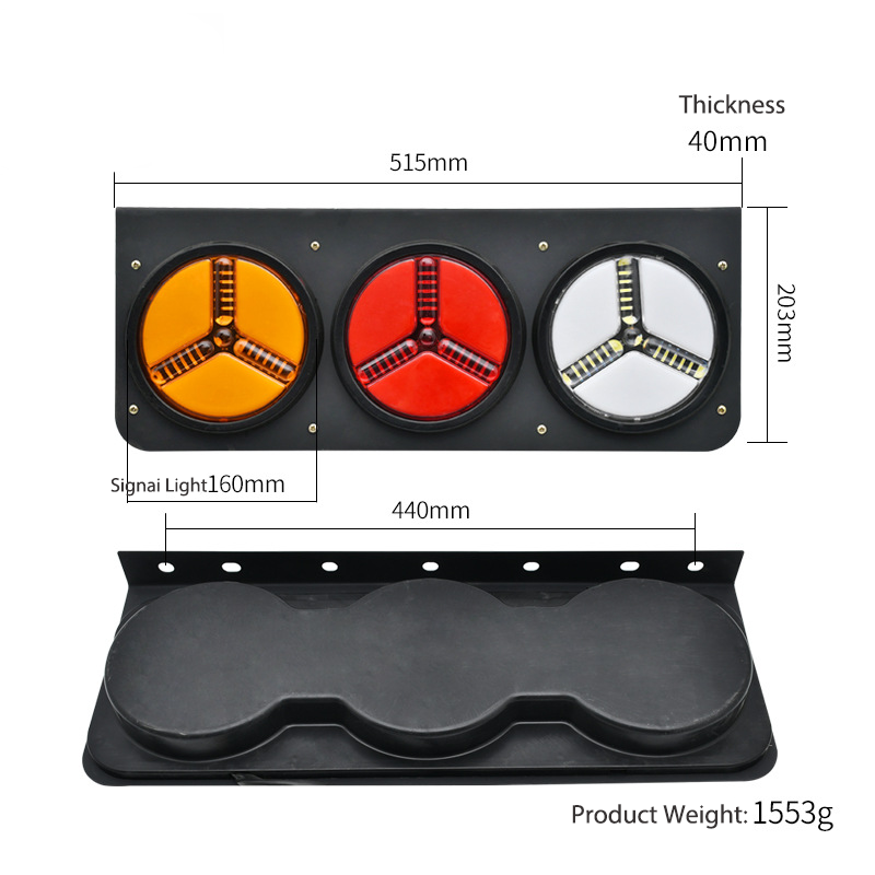 Rodada de 24V Luz de caminhão LED YN-TLC86