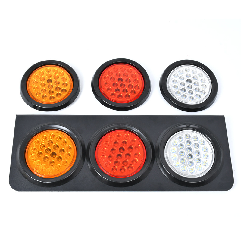 Caminhão redondo luz traseira 24V LED integrada Lâmpada YN-TLC15