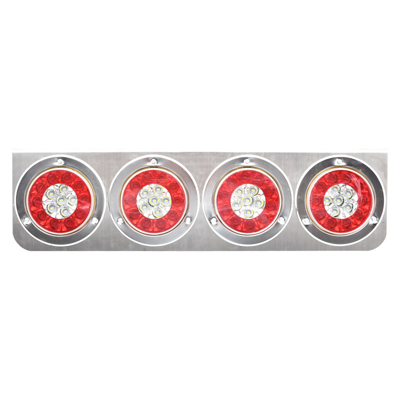 Luz traseira LED 24V de 2 cores quatro em uma YN-TLC142