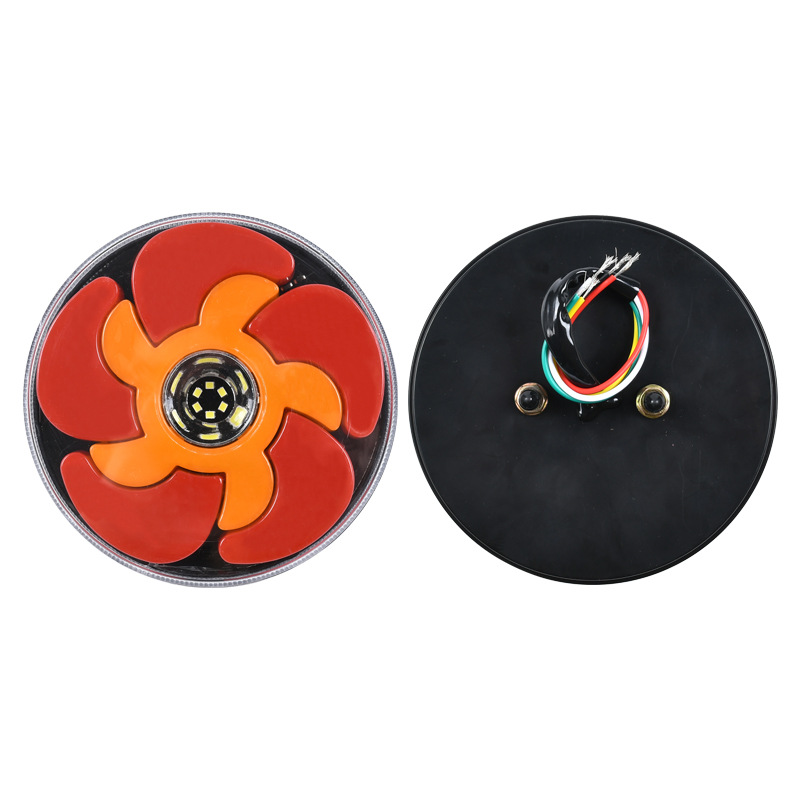 Luz traseira de caminhão de hambúrguer com fluxo LED 24V YN-TLC156