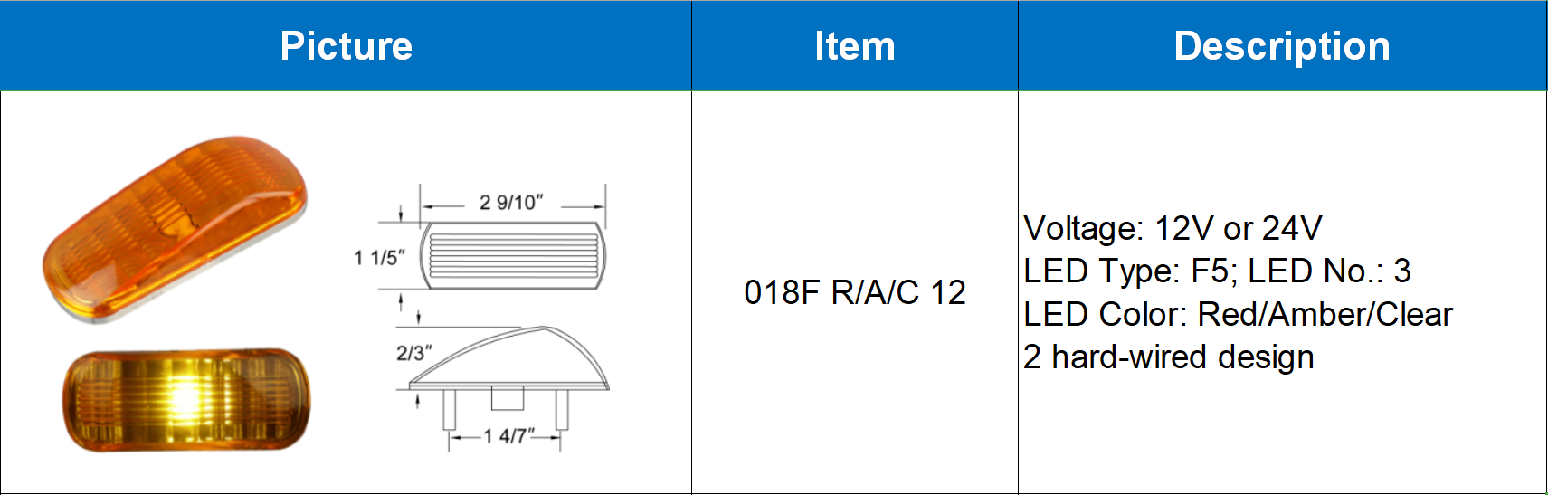 Marcador de espa&ccedil;o de LED 16-5