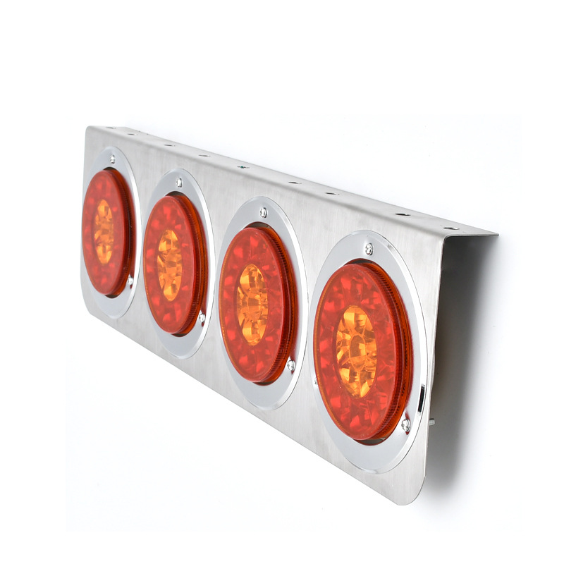 Luz traseira LED 24V de 2 cores quatro em uma YN-TLC142