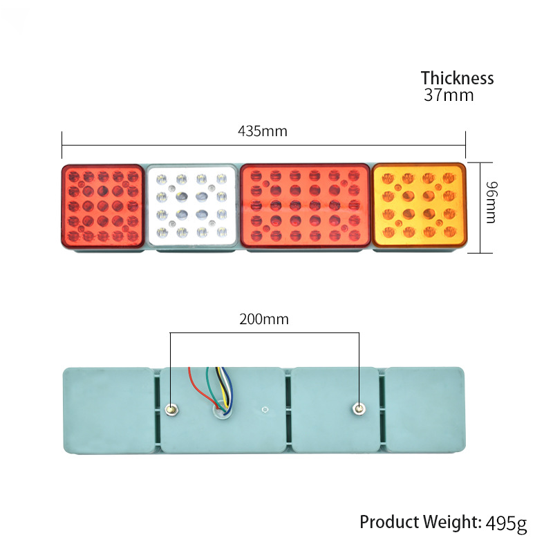 Luz traseira LED 24V YN-TLC141