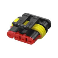 Carcaça de conector automotivo à prova d'água de 4 pinos, concha de plugue de receptáculo fêmea série de 1,5 mm para motocicleta de caminhão de carro - Conector de fio fêmea YN-WR-15