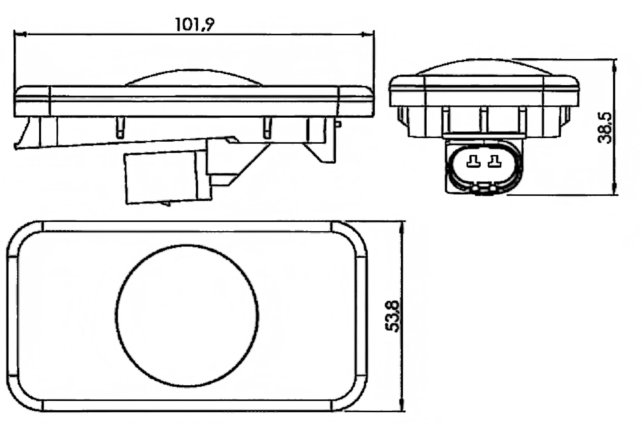 Luz lateral 12-24V YN-SML-16