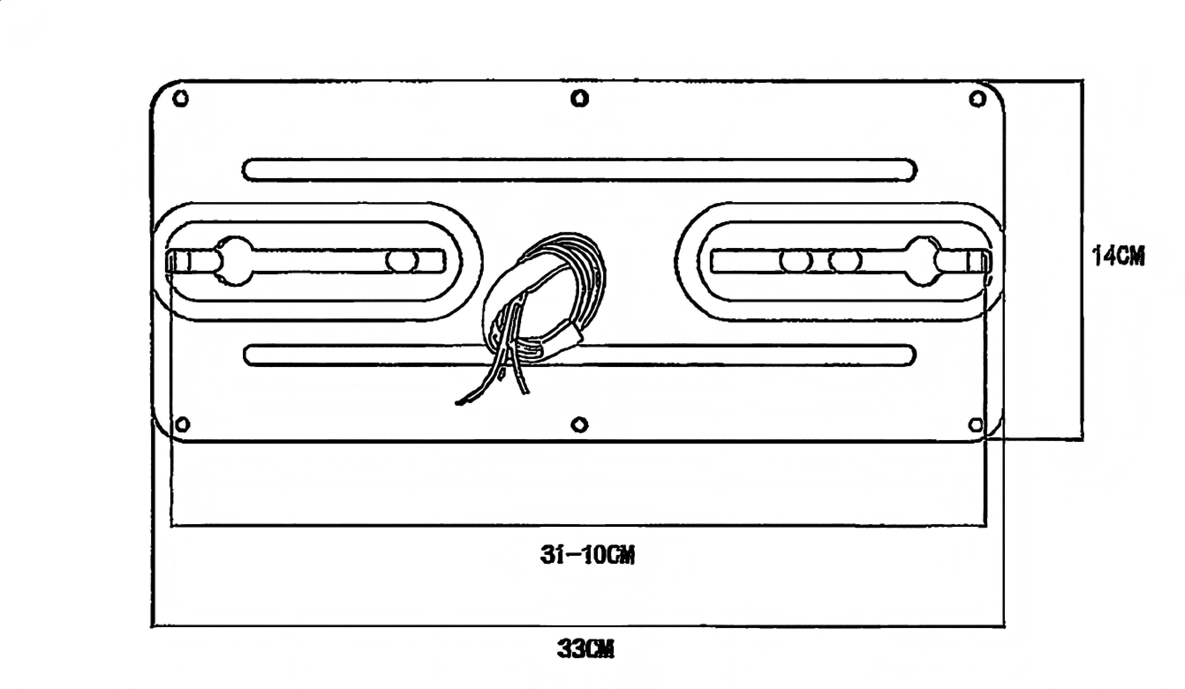 Luz traseira de caminhão 24V YN-WL-82