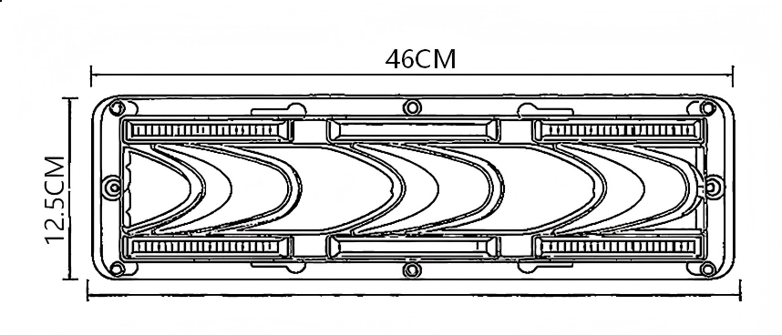Luz traseira de caminhão 24V YN-WL-51